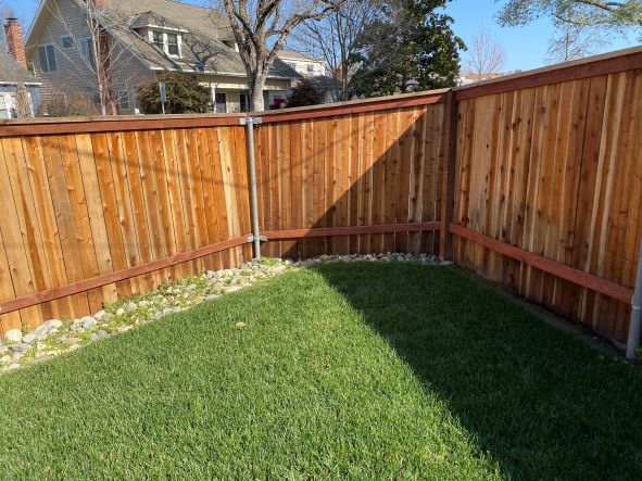 this is a picture of privacy fence in San Diego, CA